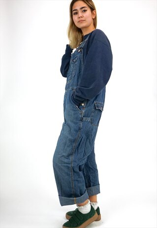 VINTAGE 90'S DENIM DUNGAREES