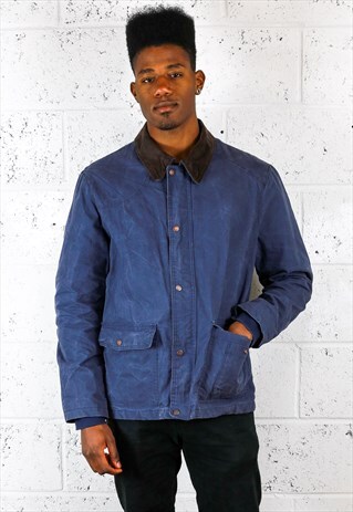 HEAVY COTTON BARBOUR-STYLE JACKET