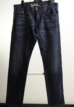 Vintage Woolrich Jeans Denim Low Rise Trousers Navy