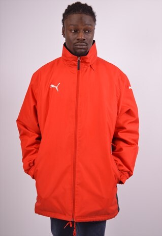 VINTAGE PUMA JACKET RED