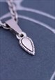 CRW SILVER WATER DROP CHARM NECKLACE 