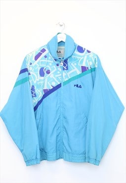 Vintage Fila track jacket in blue and purple. Best fits M