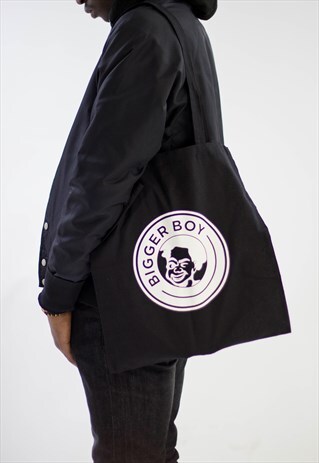 BIGGER BOY CLASSICS TOTE BAG 2ND EDITION BLACK/WHITE