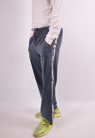 VINTAGE DIADORA TRACKSUIT TROUSERS GREY