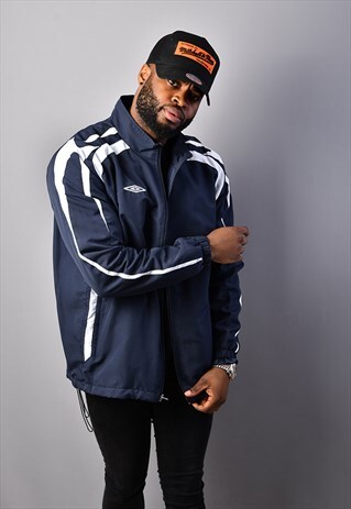 BLUE UMBRO SHELL JACKET TJ6215