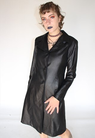 90S BLACK TRENCH