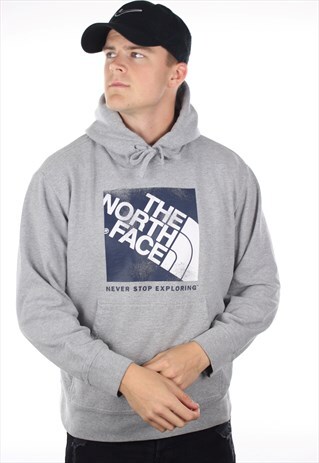 VINTAGE THE NORTH FACE BIG PRINT LOGO HOODIE SWEATSHIRT