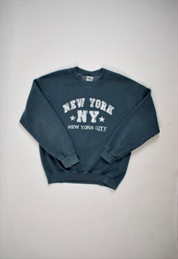 Vintage 90s New York Grey New York Sweatshirt