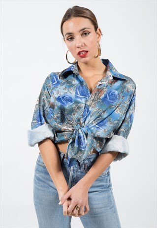 VINTAGE 80S HAWAIIAN SHIRT / S8126