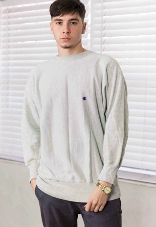 VINTAGE CHAMPION REVERSE WEAVE SWEATSHIRT LOGO 90S XL 23.2