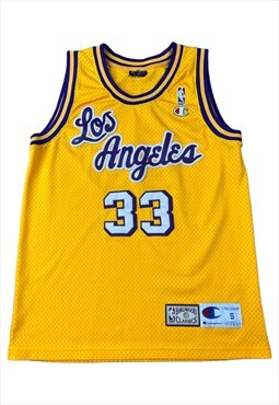 Vintage 90s LA Lakers NBA Champion Abdul Jabbar Jersey