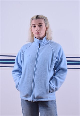 BABY BLUE COLUMBIA ZIPPED FLEECE