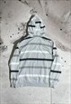VINTAGE MEN'S Y2K O'NEILL SPELL OUT HOODIE