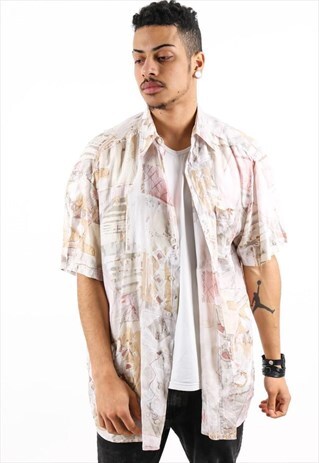 VINTAGE PATTERNED SHIRT PSAW511D