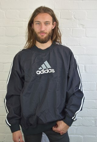VINTAGE 90'S ADIDAS NYLON PULLOVER SPORTS JACKET