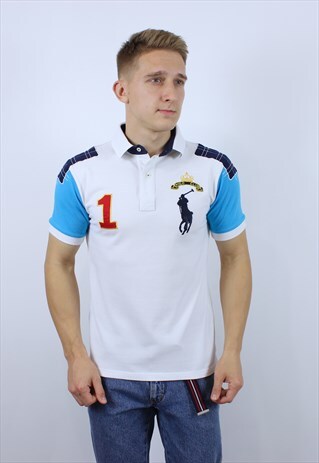 VINTAGE POLO RALPH LAUREN POLO SHIRT CUSTOM FIT