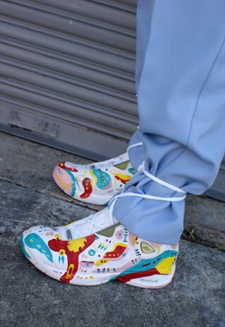 HAND PAINTED VINTAGE REEBOK SNEAKERS