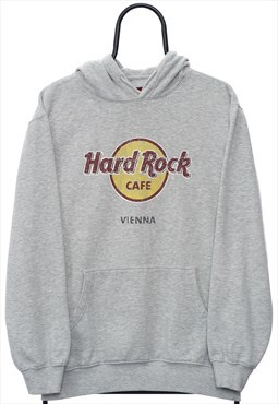Vintage Hard Rock Cafe Vienna Grey Hoodie
