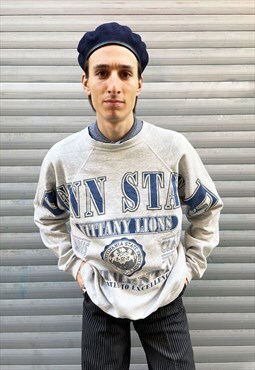 Gray Penn State 1990 "Hanes" Sweatshirt