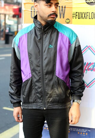 VINTAGE 80S PUMA SHELL JACKET