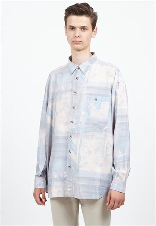 VINTAGE BLUE CLUB D'AMINGO LONG SLEEVE SHIRT