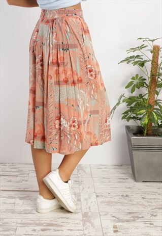 VINTAGE PATTERNED PALAZZO CULOTTES PL35
