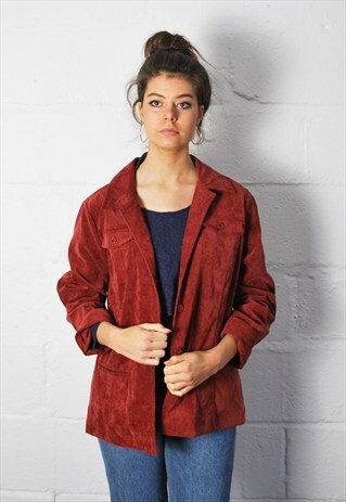 VINTAGE RED CORD JACKET