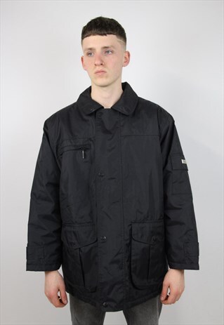 VINTAGE GIANFRANCO FERRE PADDED BLACK JACKET