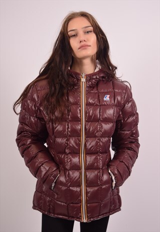 VINTAGE K-WAY REVERSIBLE PADDED JACKET PURPLE