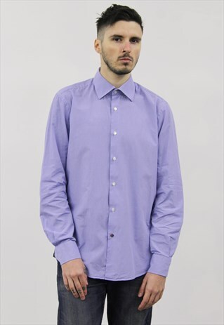 VINTAGE BLUE CHECKED TOMMY HILFIGER SHIRT