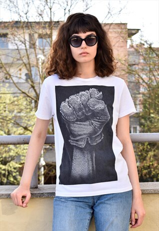 UNISEX VINTAGE POWER BERSHKA TEE