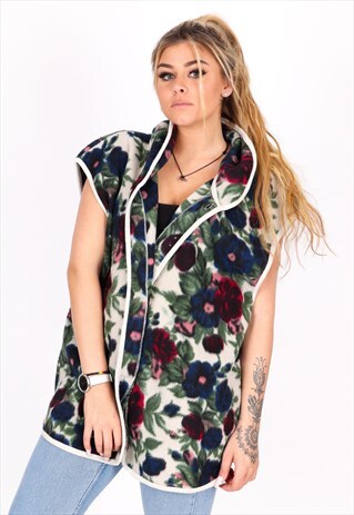 VINTAGE PATTERN GILET NJ1201