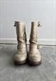 VINTAGE Y2K SENDRA  BUTTERFLY BIKER BOOTS (LIMITED EDITION)