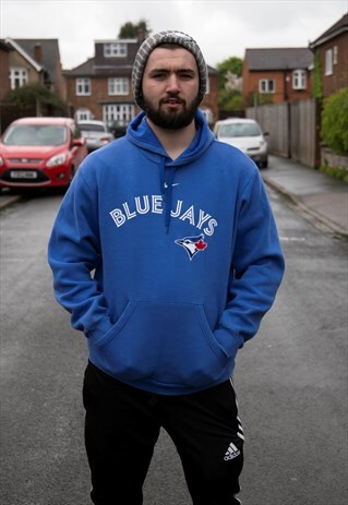 VINTAGE NIKE TORONTO BLUE JAYS BASEBALL MLB HOODIE