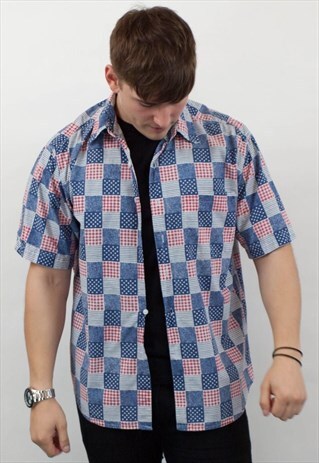 VINTAGE PATTERN FESTIVAL SHIRT
