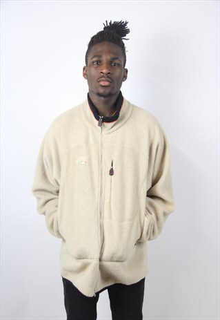 VINTAGE FILA FLEECE ZIP UP JUMPER