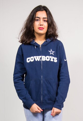 VINTAGE 90'S NIKE DALLAS COWBOYS NFL ZIP HOODIE