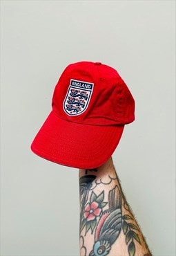 Vintage 90s England FC Football Embroidered Hat Cap
