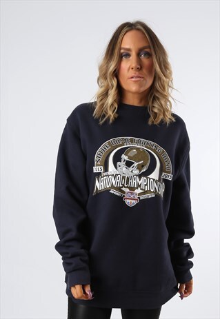 SWEATSHIRT JUMPER OVERSIZED AMERICAN FOOTBALL UK 14 (24C)