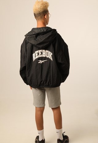VINTAGE REEBOK HOODED BOMBER JACKET