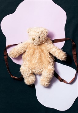 Vintage Teddy Bag Y2K Kidcore Backpack