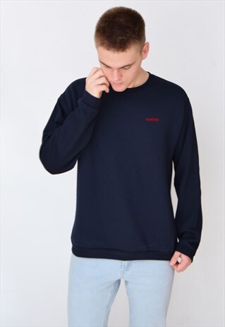 NAVY RAWWW (RED) SWEATSHIRT
