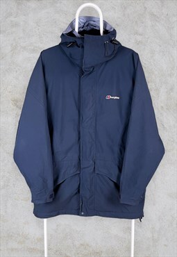 Vintage Blue Berghaus Gore-Tex Jacket UK 16