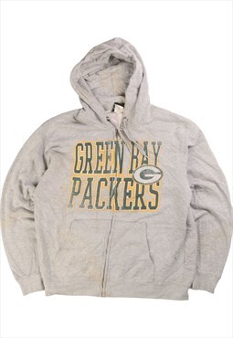 Vintage 90's NFL Hoodie Green Bay Packers Full Zip Up