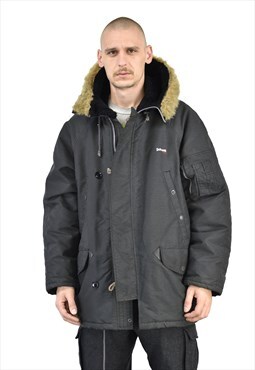 Vintage Schott Parka Winter Cordura Jacket