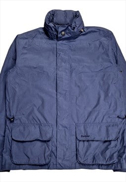 Barbour Port Casual Lightweight Jacket Blue Size Medium