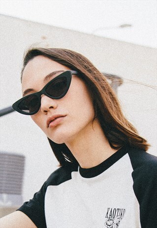 "LOLITA" SUNGLASSES IN BLACK