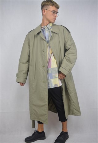 VINTAGE CREAM COLOUR OVERSIZE COAT