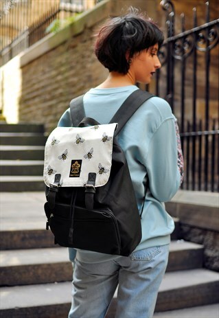BUMBLE BEE PANEL LAPTOP BACKPACK