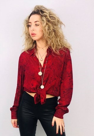 VINTAGE OVERSIZED PATTERN SHIRT